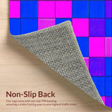 Eclectic Distressed Round Geometry(Blue)