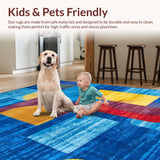 Chic Modernist Colorful Composition(Blue)