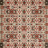 Artful Colorful Tiled Design(Red)