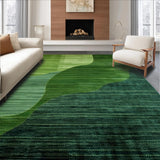 Ultra Soft Area Rug, Non Slip, Stain Resistant, Washable Area Rugs for Living Room, Bedroom, Cozy Green Shaggy Texture(Green)