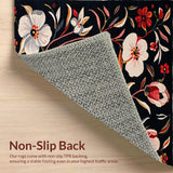 Luxurious Dark Floral Composition(Black)