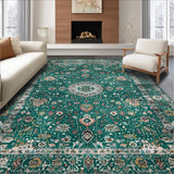 Retro Floral Distressed Aesthetic(Green)