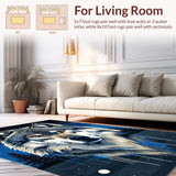 Visual Serenity Wolf Moon(Blue)