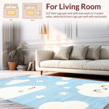 Charming Blue Whimsical Design(Blue)