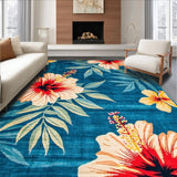 Lively High Low Pile Design(Blue)