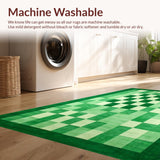 Artistic Dark Green Linear Design(Green)