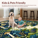 Charming Earthy Tones Playful Design(Blue)