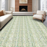 Ultra Soft Area Rug, Non Slip, Stain Resistant, Washable Area Rugs for Living Room, Bedroom, Whispering Willow Sage & Cream Rug Boho Garden Motif Carpet(Beige)