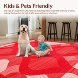 Vibrant Cozy Heart Shaped Accent(Red)