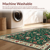 Vintage Botanical Flourish Motif(Green)