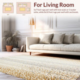 Ultra Soft Area Rug, Non Slip, Stain Resistant, Washable Area Rugs for Living Room, Bedroom, Abstract Geo Speckle Area Neutral Modern Home Office(Gray)
