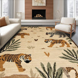 Earthy Toned Whimsical Wildlife Design(Beige)