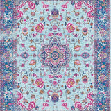 Luxurious Floral Symmetrical Elements(Blue)