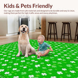 Elegant Striped Clover Aesthetic(Green)