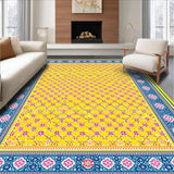 Whimsical Multicolored Lattice Design(Yellow)