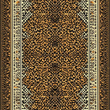 Luxurious Colorful Wild Print Design(Black)