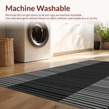 Vibrant Coastal Striped Harmony(Black)
