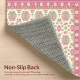 Elegant Multi Color Damask Style(Ivory)
