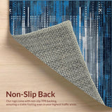 Contemporary Tiled Symmetrical Elements(Blue)