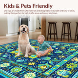 Rustic Colorful Textured Layers(Blue)