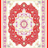 Cozy Red Pink Symmetrical Arrangement(Red)