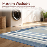 Modern Striped Nautical Flair(Blue)