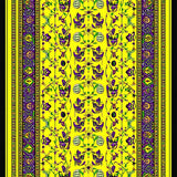 Ultra Soft Area Rug, Non Slip, Stain Resistant, Washable Area Rugs for Living Room, Bedroom, Dynamic Artistic Celebration Style(Yellow)