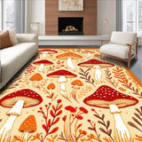 Funky Playful Nature Motif(Beige)