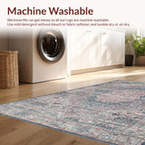Ultra Soft Area Rug, Non Slip, Stain Resistant, Washable Area Rugs for Living Room, Bedroom, Premium Non-Slip Indoor Décor Washable Microfiber Accent Floor Mat(Gray)