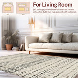 Classic Graphite Stripe Featuring Minimalist Parallel Band Motif(Beige)