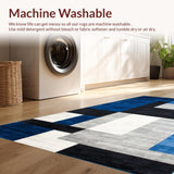 Stylish Minimalist Block Design(Blue)