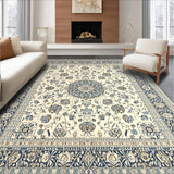Ultra Soft Area Rug, Non Slip, Stain Resistant, Washable Area Rugs for Living Room, Bedroom, Boho Non Slip(Beige)
