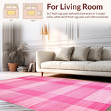 Charming Pastel Checkerboard Style(Pink)