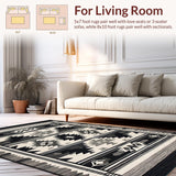 Elegant Ivory Ethnic Motif(Black)