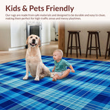 Trendy Tartan Inspired Decor(Blue)
