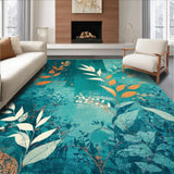 Contemporary Botanical Abstract Aesthetic(Blue)