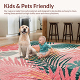 Elegant Distressed Medallion Style(Pink)