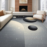 Celestial Earth Moon Motif(Gray)