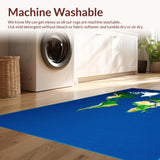 Modern Blue Toned Abstract Design(Blue)