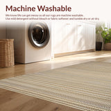 Ultra Soft Area Rug, Non Slip, Stain Resistant, Washable Area Rugs for Living Room, Bedroom, Modern Cozy Tanned Decor(Beige)