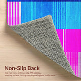 Contemporary Colorful Wave Design(Blue)