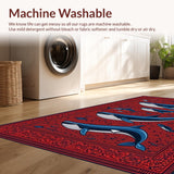 Vibrant Coastal Creature Design(Red)