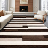Ultra Soft Area Rug, Non Slip, Stain Resistant, Washable Area Rugs for Living Room, Bedroom, Vibrant Eclectic Animal Texture(Brown)