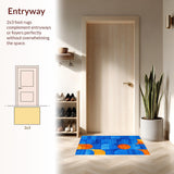 Contemporary Vibrant Wave Design(Blue)