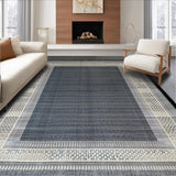 Elegant Charcoal Geometric Motif(Gray)