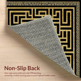 Luxurious Black Gold Geometric Motif(Black)