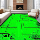 Lively Retro Inspired Graphic Feature(Green)