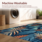 Elegant Botanical Tiled Aesthetic(Blue)