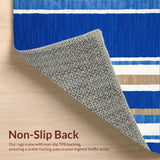 Coastal Inspired Striped Accent(Blue)