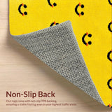 Happy Face Tufted Watercolor(Yellow)